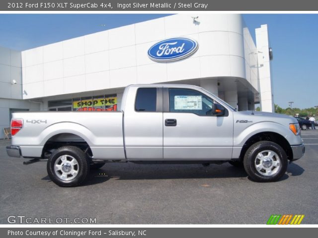 2012 Ford F150 XLT SuperCab 4x4 in Ingot Silver Metallic