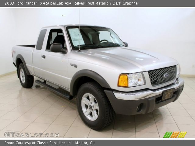 2003 Ford Ranger FX4 SuperCab 4x4 in Silver Frost Metallic