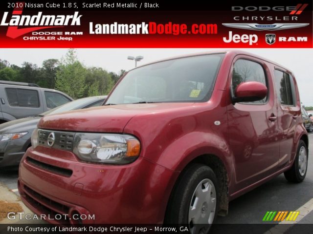 2010 Nissan Cube 1.8 S in Scarlet Red Metallic