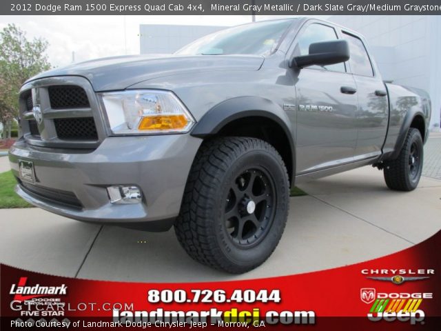 2012 Dodge Ram 1500 Express Quad Cab 4x4 in Mineral Gray Metallic