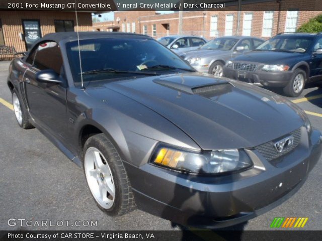 2001 Ford Mustang GT Convertible in Mineral Grey Metallic