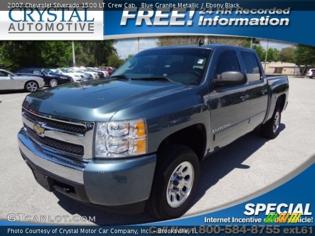 2007 Chevrolet Silverado 1500 LT Crew Cab in Blue Granite Metallic