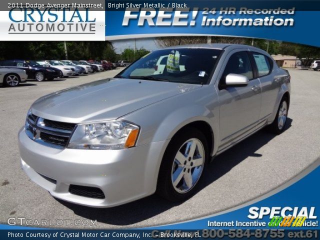 2011 Dodge Avenger Mainstreet in Bright Silver Metallic