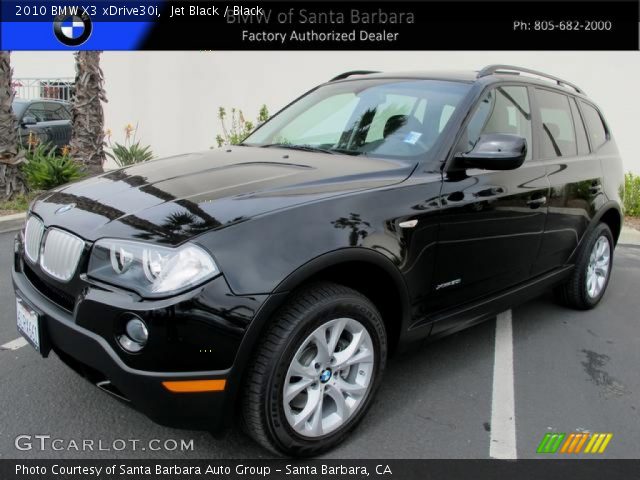 2010 BMW X3 xDrive30i in Jet Black