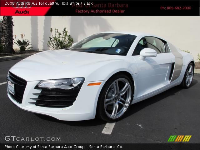 2008 Audi R8 4.2 FSI quattro in Ibis White