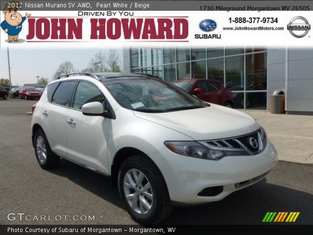 2012 Nissan Murano SV AWD in Pearl White