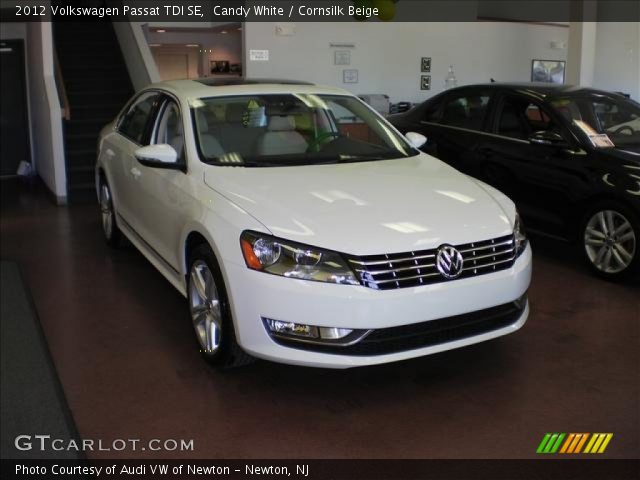 2012 Volkswagen Passat TDI SE in Candy White