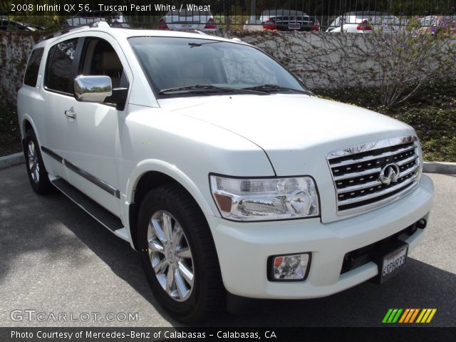 2008 Infiniti QX 56 in Tuscan Pearl White
