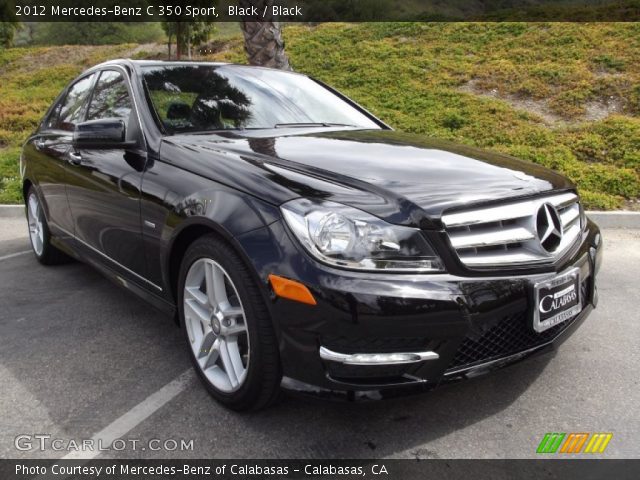 2012 Mercedes-Benz C 350 Sport in Black