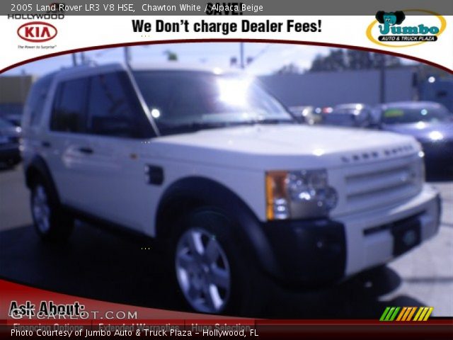 2005 Land Rover LR3 V8 HSE in Chawton White