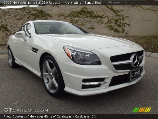 2012 Mercedes-Benz SLK 250 Roadster in Arctic White