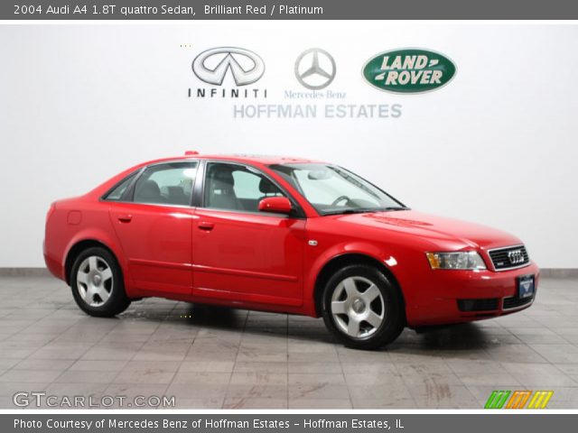 2004 Audi A4 1.8T quattro Sedan in Brilliant Red