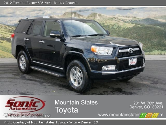 2012 Toyota 4Runner SR5 4x4 in Black