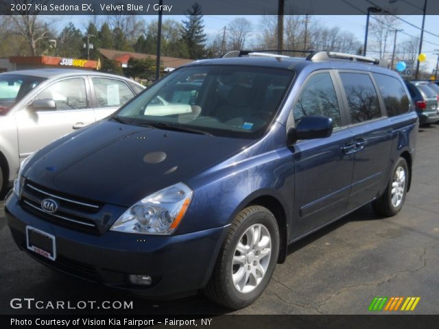 2007 Kia Sedona EX in Velvet Blue