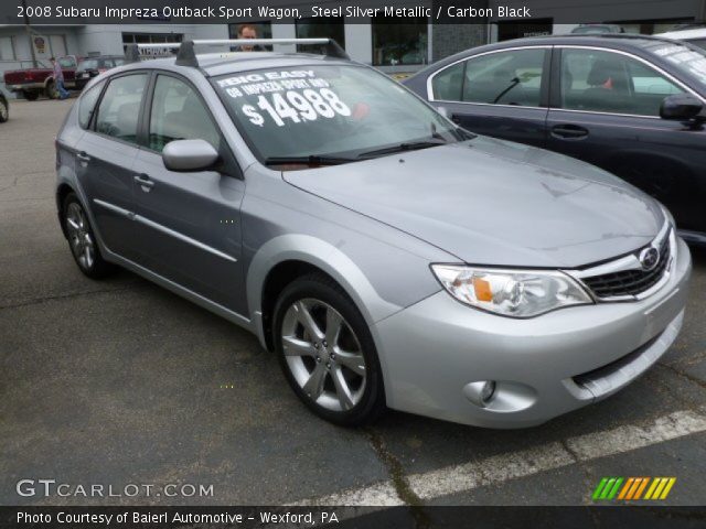 2008 Subaru Impreza Outback Sport Wagon in Steel Silver Metallic