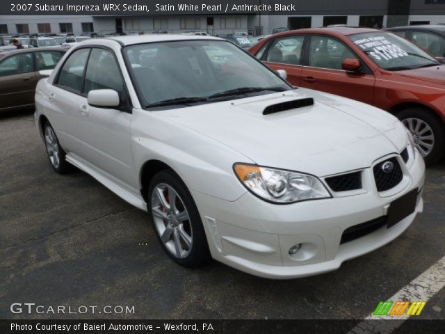 2007 Subaru Impreza WRX Sedan in Satin White Pearl