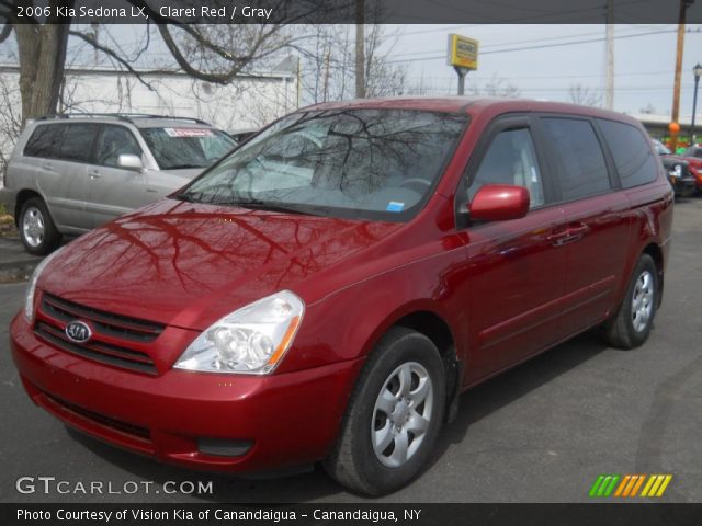 2006 Kia Sedona LX in Claret Red