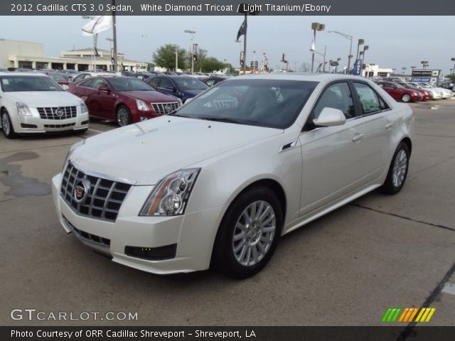 2012 Cadillac CTS 3.0 Sedan in White Diamond Tricoat