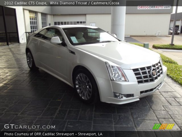 2012 Cadillac CTS Coupe in White Diamond Tricoat