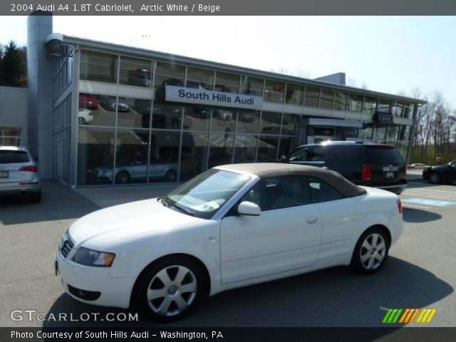 2004 Audi A4 1.8T Cabriolet in Arctic White