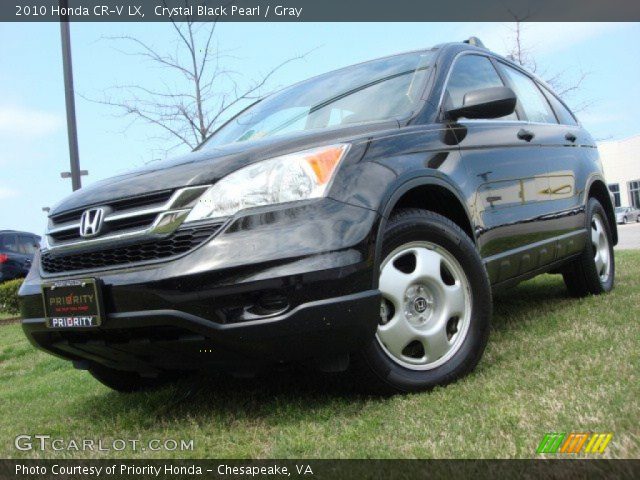 2010 Honda CR-V LX in Crystal Black Pearl