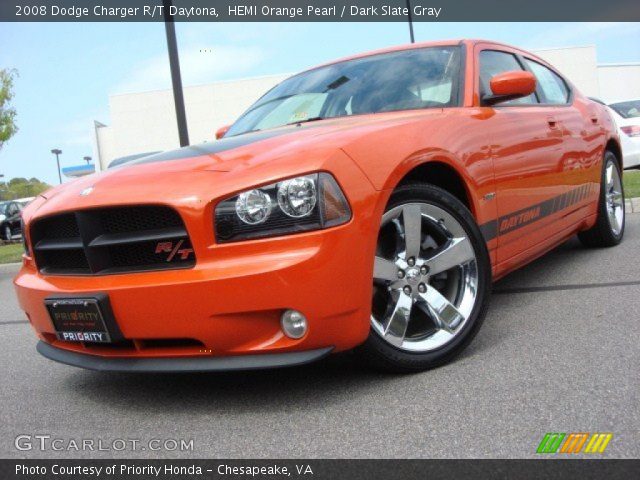 2008 Dodge Charger R/T Daytona in HEMI Orange Pearl