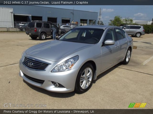 2012 Infiniti G 37 Journey Sedan in Liquid Platinum