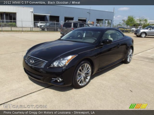 2012 Infiniti G 37 Convertible in Black Obsidian