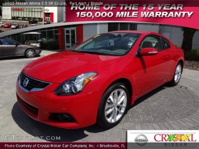 2012 Nissan Altima 3.5 SR Coupe in Red Alert