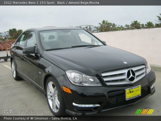2012 Mercedes-Benz C 250 Sport in Black