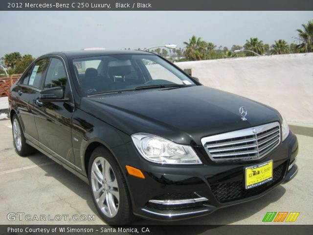 2012 Mercedes-Benz C 250 Luxury in Black