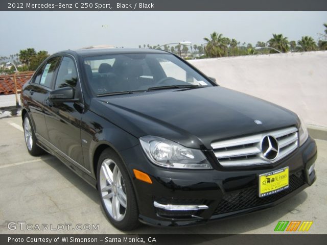 2012 Mercedes-Benz C 250 Sport in Black