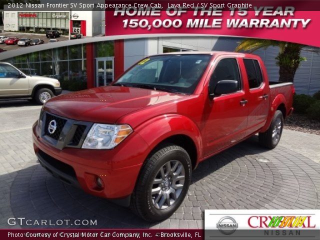 2012 Nissan Frontier SV Sport Appearance Crew Cab in Lava Red