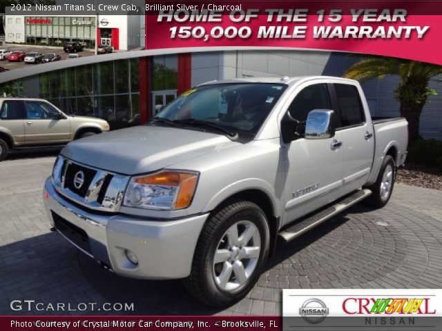 2012 Nissan Titan SL Crew Cab in Brilliant Silver