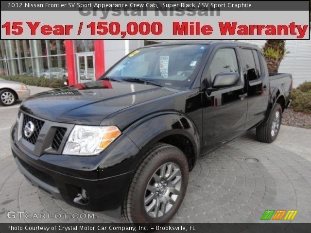 2012 Nissan Frontier SV Sport Appearance Crew Cab in Super Black