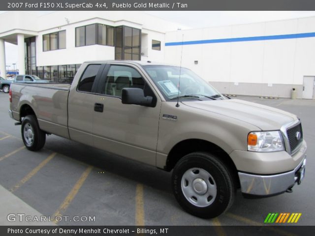 2007 Ford F150 XL SuperCab 4x4 in Pueblo Gold Metallic