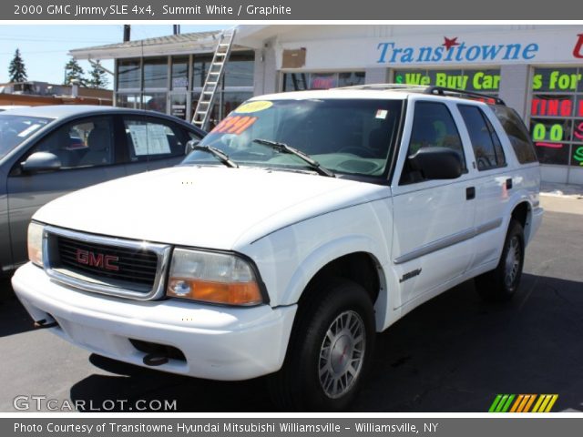 2000 GMC Jimmy SLE 4x4 in Summit White