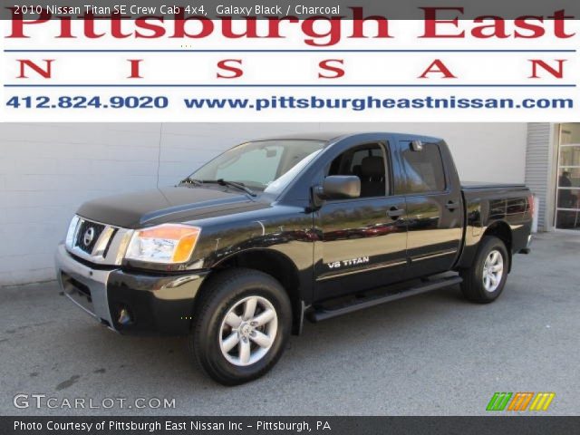 2010 Nissan Titan SE Crew Cab 4x4 in Galaxy Black