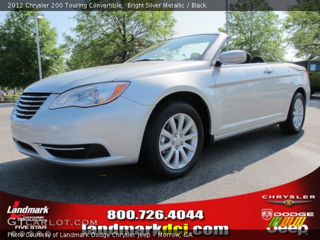 2012 Chrysler 200 Touring Convertible in Bright Silver Metallic