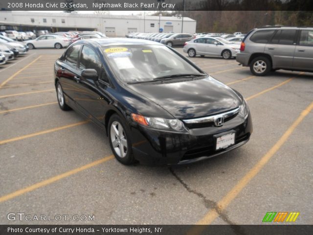 2008 Honda Civic EX Sedan in Nighthawk Black Pearl