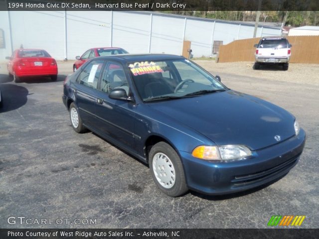 1994 Honda Civic DX Sedan in Harvard Blue Pearl