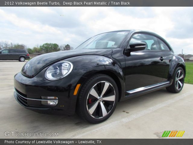 2012 Volkswagen Beetle Turbo in Deep Black Pearl Metallic