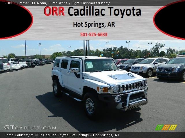 2008 Hummer H3 Alpha in Birch White