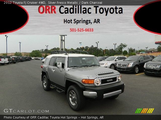 2012 Toyota FJ Cruiser 4WD in Silver Fresco Metallic