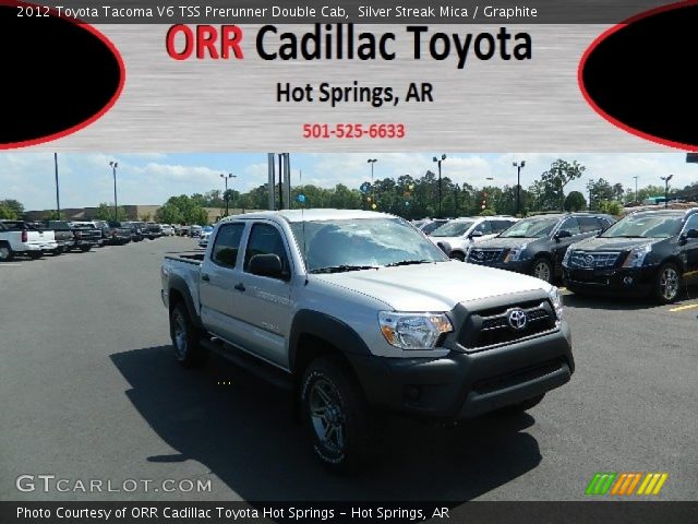 2012 Toyota Tacoma V6 TSS Prerunner Double Cab in Silver Streak Mica