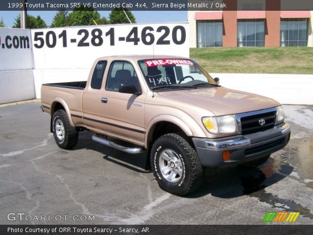 1999 Toyota Tacoma SR5 V6 Extended Cab 4x4 in Sierra Beige Metallic