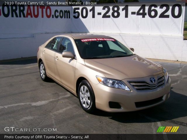 2010 Toyota Camry LE in Sandy Beach Metallic