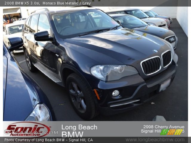2008 BMW X5 3.0si in Monaco Blue Metallic