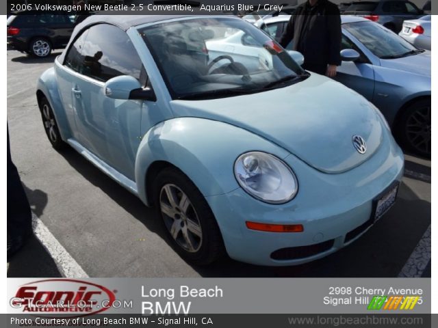 2006 Volkswagen New Beetle 2.5 Convertible in Aquarius Blue