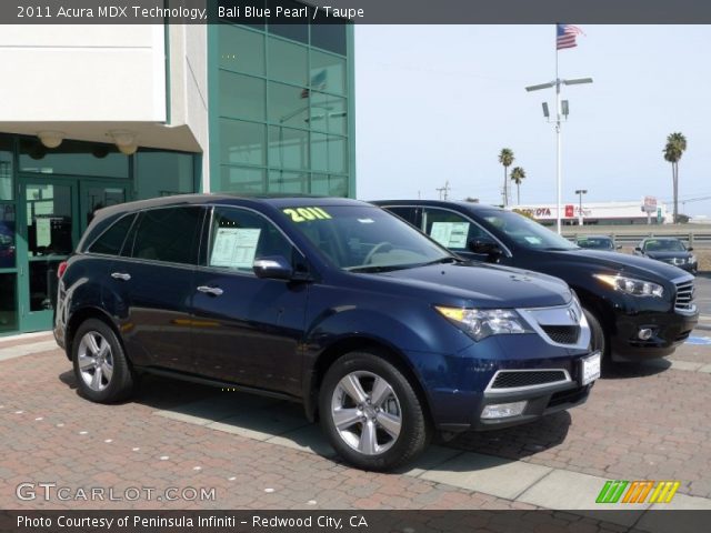 2011 Acura MDX Technology in Bali Blue Pearl